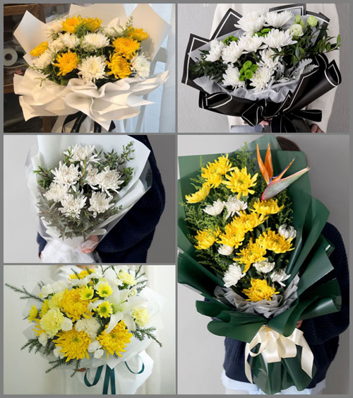 山东青岛平度市旧店镇庞家洼村白事花束代送